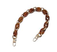 Borsa a catena Borsa a mano Accessorio Tracolla staccabile Nero Beige Ambra Metallo Resina Moda di lusso Borsa a tracolla con pochette da donna(Leopard 40cm)