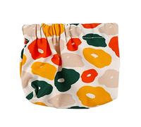 Borsa a chiusura automatica della moneta della borsa della primavera di viaggio, borse dell'oggetto del cavo di dati, borsa di stoccaggio del cambiamento delle donne, Arancione, casual