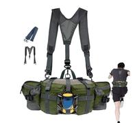 Borsa a cinghia con porta bottiglia d'acqua, tasca con porta bottiglia d'acqua -Multi -tasca cintura cintura R tasca passel con porta bottiglia di succo per escursionismo, passeggiate, la