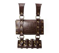 Borsa A Cinghia Medievale Con 4 Bottiglie In Sughero Renaissances Caschetti Per Feste Costume E Rievocazioni Storiche Porta Del Bottiglia Sughero