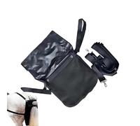 Borsa a coda di cavallo, portatile, impermeabile, con manico ergonomico, resistente, per strada, interni, esterni, trasporto, fattoria, eventi quotidiani