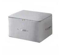 Borsa a compressione per vestiti, 60 x 54 x 42 cm, organizer grande autocomprimente per viaggi e casa, beige