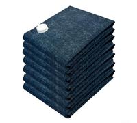 Borsa a compressione sottovuoto ispessita per riporre trapunte, vestiti e giacche, per uso in dormitorio e viaggi, aiuta a massimizzare la capacità di archiviazione (70 x 50 cm)