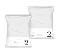 Borsa a compressione sottovuoto per il set da viaggio da 2 pezzi, senza sacchetti per indumenti per pompe che possono essere utilizzati a casa o in viaggio. Un oggetto