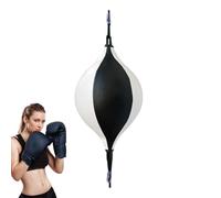 Borsa a doppia estremità - Attrezzature da Boxe in Pelle rinforzata, Attrezzature da Boxe Professionale, generatore di precisione di sincronizzazione di reazione | Routine di Colpo ad Alta intensità