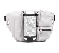 Borsa A Fanny Flamingo Grigia Con Bottiglia D'Acqua 500Ml Per Cani 60-135Cm