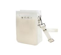 Borsa a forbice per parrucchiere, PVC Barber Waist Casa di taglio di capelli professionale Casina Casina con cintura in vita, custodia per parrucchiere per parrucchieri per parrucchieri bianco