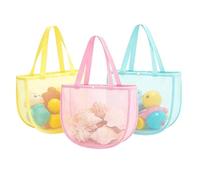 Borsa a forma di conchiglia, colorata, pieghevole, organizer per giocattoli, borsa per raccogliere conchiglie per bambini, per ragazze e adulti, vacanze estive, nuoto, feste, mare e collezionare rocce
