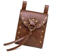 Borsa a forma di cubo, in pelle PU, piccolo portafoglio, stile rinascimentale, medievale, per cosplay, per uomo e donna, Fbg319bn