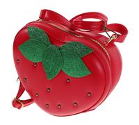 Borsa a forma di fragola per bambine: borsa a tracolla kawaii con tracolla