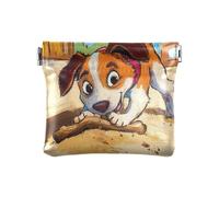 Borsa a forma di nuvola turchese da donna piccola in pelle impermeabile mini portamonete portamonete per uomo donna viaggio, Mucchio di sabbia per ossa di, 1 size, moderno