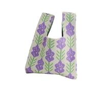 Borsa A Maglia Alla Moda Con Colori A Contrasto Grande Capacità E Borsa Elegante Portatile Per Ragazzi Ragazzi Ragazze Durevole Personalizzato Shopping Incontri Lavorare Alla Moda Con, beige.