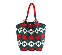 Borsa a maglia cava fuori borsa da lavoro portatile grande capacità borsa per pendolari Tote Square Bag, a11, 22.0*15.0*3.0