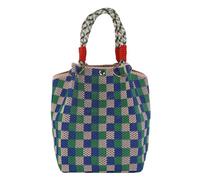 Borsa a maglia cava fuori borsa da lavoro portatile grande capacità borsa per pendolari Tote Square Bag, A7, 22.0*15.0*3.0