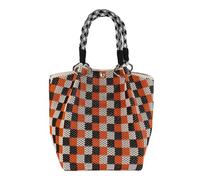 Borsa a maglia cava fuori borsa da lavoro portatile grande capacità borsa per pendolari Tote Square Bag, A6, 22.0*15.0*3.0