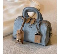 Borsa a mano a forma di cuscino blu oceano platino di nuova moda 2025, borsa a secchiello versatile da donna, borsa a spalla e a tracolla elegante di alta gamma, adatta come regalo Tagli Unicatela