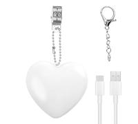 Borsa a mano a LED con sensore tattile a forma di cuore, portatile, automatica, ricaricabile, mini borsa a LED per donne, ragazze, madri, portachiavi notte per borse