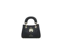 Braccialini Beth Jewels Borsa a mano di piccole dimensioni in colore biscotto, con doppi manici e tracolla logata removibile e regolabile per una doppia portabilità. All’interno, una pochette