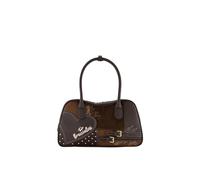 BORSA A MANO BRACCIALINI B19204 AMY PATCHWORK CIOCCOLATO Bauletto Amy Patchw...