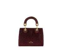 Braccialini Beth Strass Borsa a mano dalle medie dimensioni che unisce eleganza e luminosità in una silhouette capiente e sofisticata. Realizzata in un morbido materiale effetto suede dalla mano
