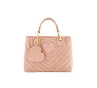 Braccialini Beth Matelassé Borsa a mano di medie dimensioni in materiale effetto suede dal finish morbido e vellutato. L’iconica lavorazione a cuori concentrici trapuntati dona profondità e carattere