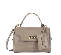 Borsa a mano con patta e chiusura in pelle, MADEMOISELLE GRACE Beige TU