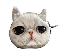 Borsa a mano da donna, alla moda, moneta, portamonete, con motivo animale, per figlia, portafogli da donna, grande e molti cellulari, d, taglia unica
