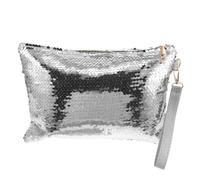 Borsa a mano da donna - Borsa da sera con pochette vintage in paillettes lucide