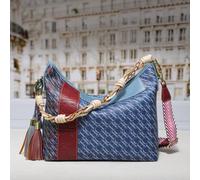 Borsa a mano da donna con motivo di lusso: versatile borsa convertibile e borsa a tracolla, borsa a tracolla stampata chic, borsa da lavoro spaziosa