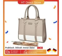 Borsa a mano da DONNA Miss Lulu-Borsa a tracolla media con manico superiore e tracolla regolabile per lavoro e viaggi