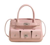 Borsa A Mano Da Donna, Taglia Media, Borsa A Tracolla Da Donna, Elegante Borsas A Tracolla in Similpelle, Borsas A Tracolla Alla Moda, Con Tracolla Rimovibile (Rosa chiaro)