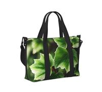 Borsa a mano da viaggio con stampa di alberi di edera per donne e uomini, leggera, pieghevole, per lavoro, fine settimana, viaggio, campeggio