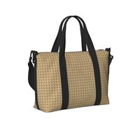 Borsa a mano da viaggio con stampa di note musicali, per donne e uomini, leggera, pieghevole, per lavoro, fine settimana, viaggio, campeggio