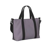 Borsa a mano da viaggio con stampa di rose viola e teschio, per donne e uomini, leggera, pieghevole, per gite nel fine settimana, palestra, vacanze