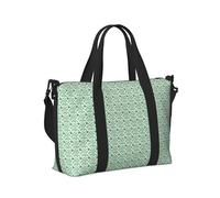 Borsa a mano da viaggio estiva con stampa albero di cocco per donne e uomini pieghevole weekend vacanze viaggi Tote borse a tracolla