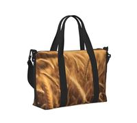 Borsa a mano da viaggio leggera con stampa campo di grano, per donne e uomini, per il fine settimana, in palestra