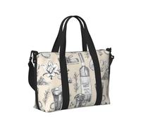 Borsa a mano da viaggio per vino e vinificazione con stampa campo d'uva per donne e uomini borsa da viaggio per borsa portatile pieghevole per viaggi di fine settimana