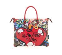 Borsa A Mano Gabs G3 Plus M All You Need Is Love Donna Pelle Rosso