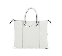 Borsa A Mano Gabs G3 Plus M Black Trasformabile Donna Pelle Bianco