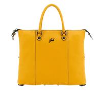 Borsa A Mano Gabs G3 Plus M Black Trasformabile Pelle Giallo