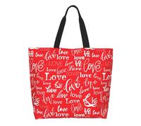 Borsa A Mano Gnomes Hearts Lover'S Day Borsa Tracolla Impermeabile Grande Shopper Bag Per Picnic Viaggi Shopping