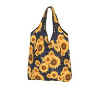 Borsa a mano grande da donna - Borse per generi alimentari leggere e riutilizzabili a scacchi blu navy - Borse per la spesa pieghevoli per la spesa, borse in tessuto per lavoro, spiaggia, viaggi con