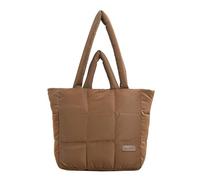 Borsa a mano imbottita - Borsa a tracolla imbottita | Borsa a mano moderna da donna, borsa per la spesa con imbottitura e leggera, borse tipo hobo da donna, borsa imbottita da donna, Marrone, Consulte