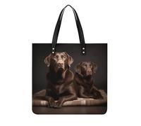Borsa a mano in pelle, con stampa Labrador Retriever, borsa a tracolla con grande capacità, borsa tote per lavoro, shopping, viaggi, fine settimana