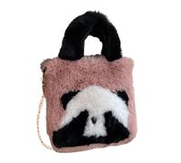 Borsa A Mano In Peluche, Multifunzione, Comoda, Semplice, Con Tracolla A Catena,