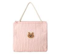 Borsa a mano leggera alla moda con tracolla regolabile pratica borsa maternità aggiornamenti per viaggi e uso quotidiano, rosa