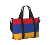 Borsa a mano leggera da viaggio con bandiera dell'Armenia da donna e uomo per viaggi nel fine settimana e palestra