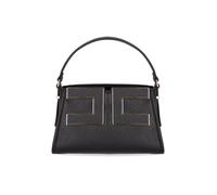 BORSA A MANO NERA CON MAXI LOGO ELISABETTA FRANCHI One Size
