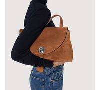Borsa a mano Nikla Suede Large W11 COGNAC/COGNAC