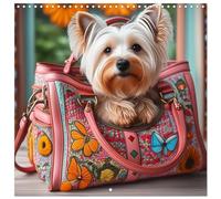 Borsa a mano per cani - always with you (Wall Calendar 2026 12" x 24" / 30 x 60 cm (aperto) Calvendo 12 Month Wall Calendar